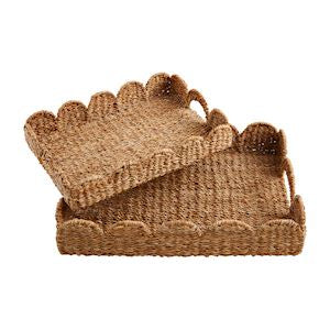 MP Scallop Woven Tray