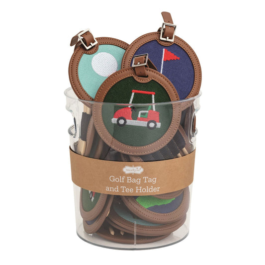 MP Needlepoint Golf Bag Tags