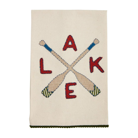 MP lake applique towel