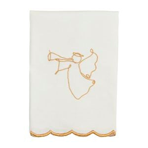 MP Gold Christmas Scallop Towels