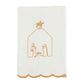 MP Gold Christmas Scallop Towels