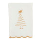 MP Gold Christmas Scallop Towels