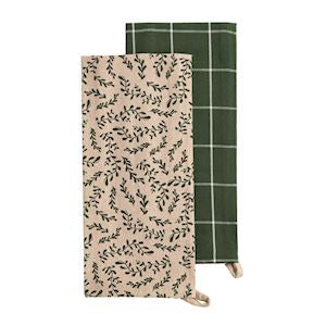 MP White Christmas Patterned Towel Sets