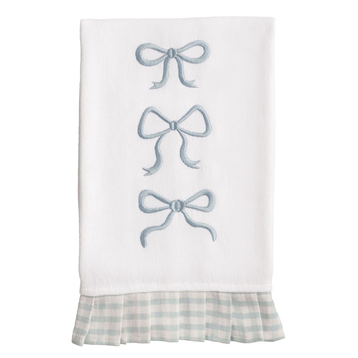 MP Bow Pleated Edge Towels