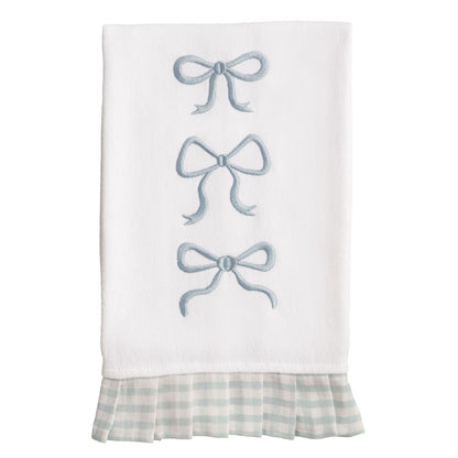 MP Bow Pleated Edge Towels