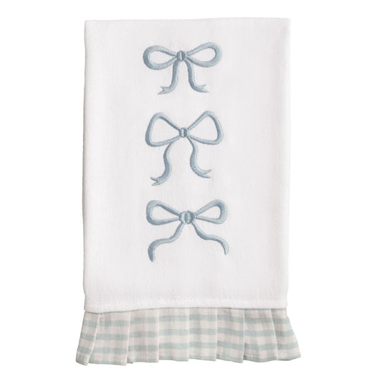 MP Bow Pleated Edge Towels