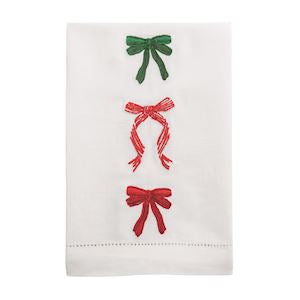 MP Bow Embroidered Towel
