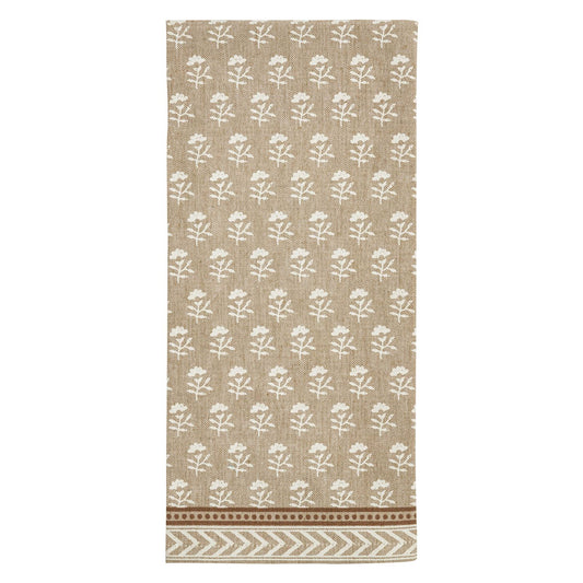 MP Taupe Printed Towel