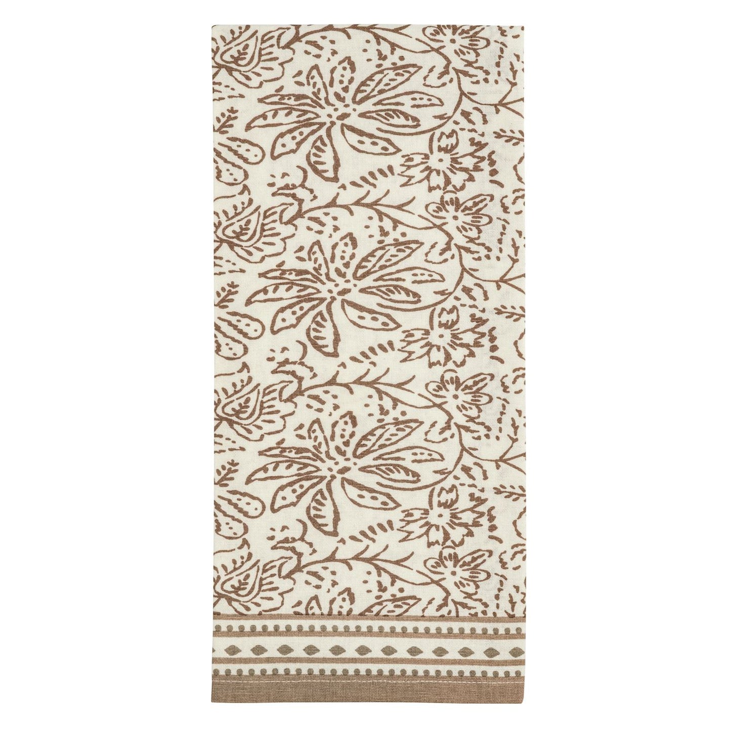 MP Taupe Printed Towel