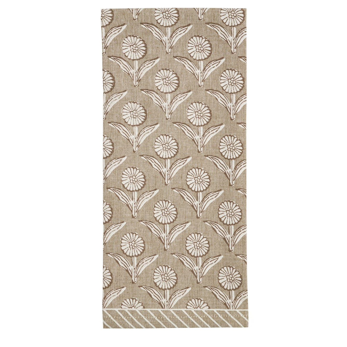 MP Taupe Printed Towel