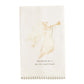 MP White Stripe Hem Towel