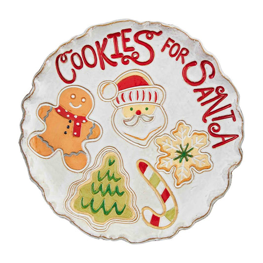 MP cookies for santa plate