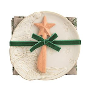 MP White Christmas Appetizer Plate Sets