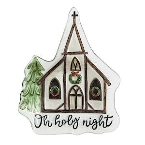 MP Fused Glass Church Plate