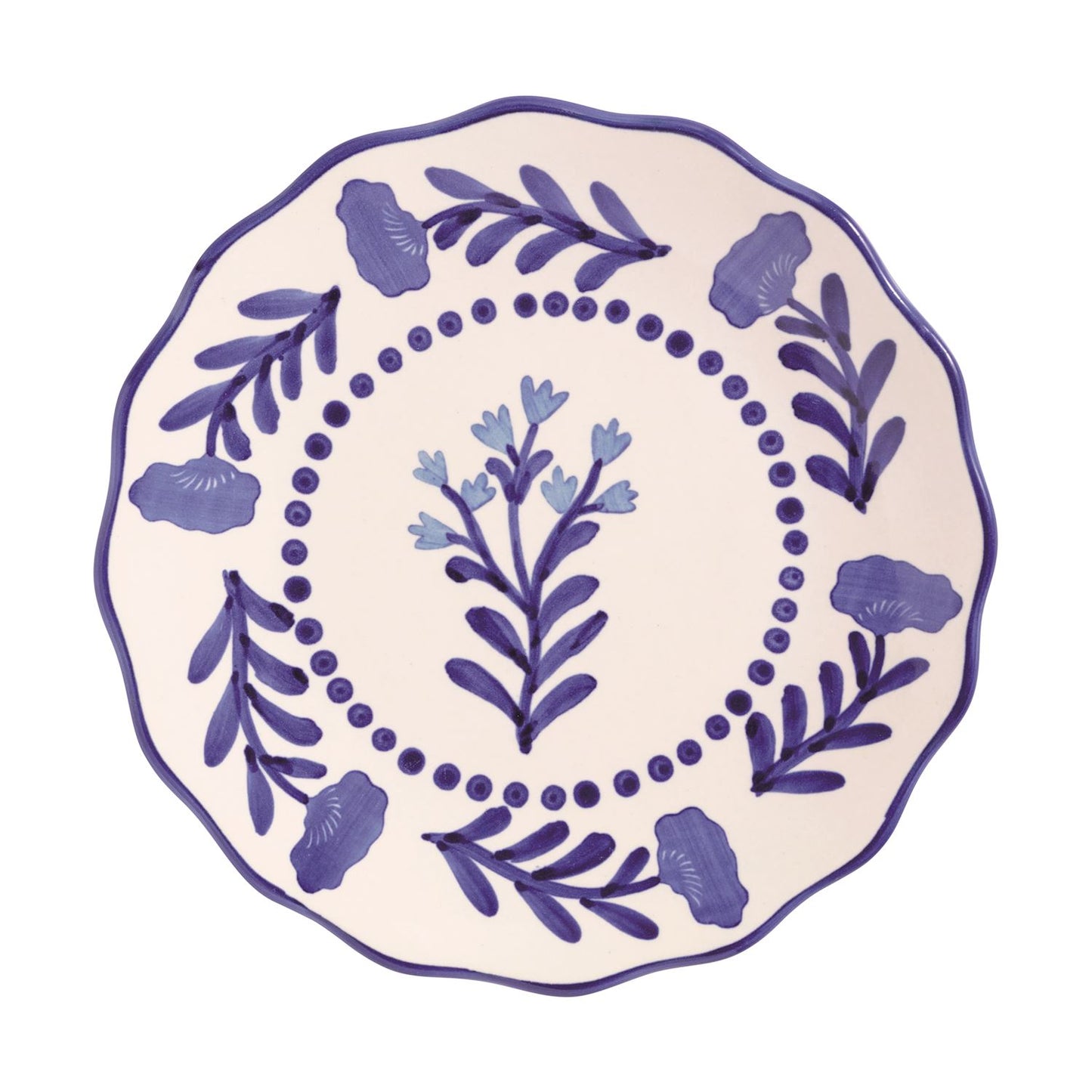 MP Blue Floral Plates