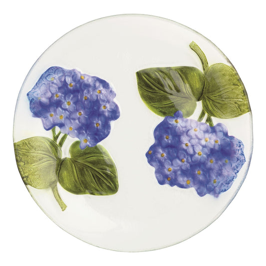 MP Hydrangea Glass Plate