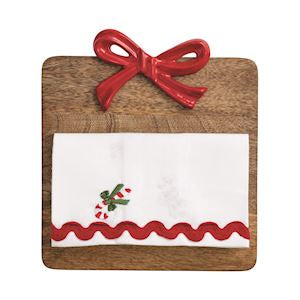 MP Red Bow Board & Towel Set