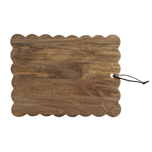 MP Large Scalloped Wood Board