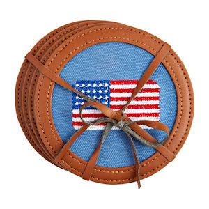 MP American Flag Coaster Set