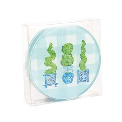 MP Acrylic Topiary Coaster Sets