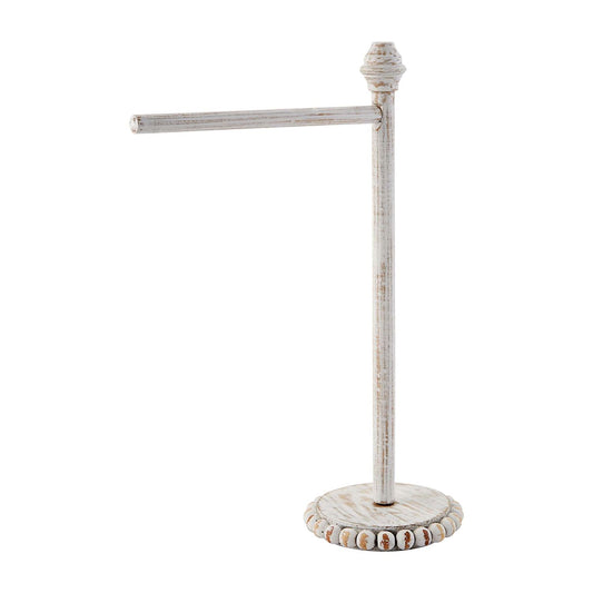 MP wood beaded towel holder