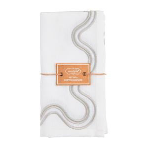 MP Grey Squiggly Napkin