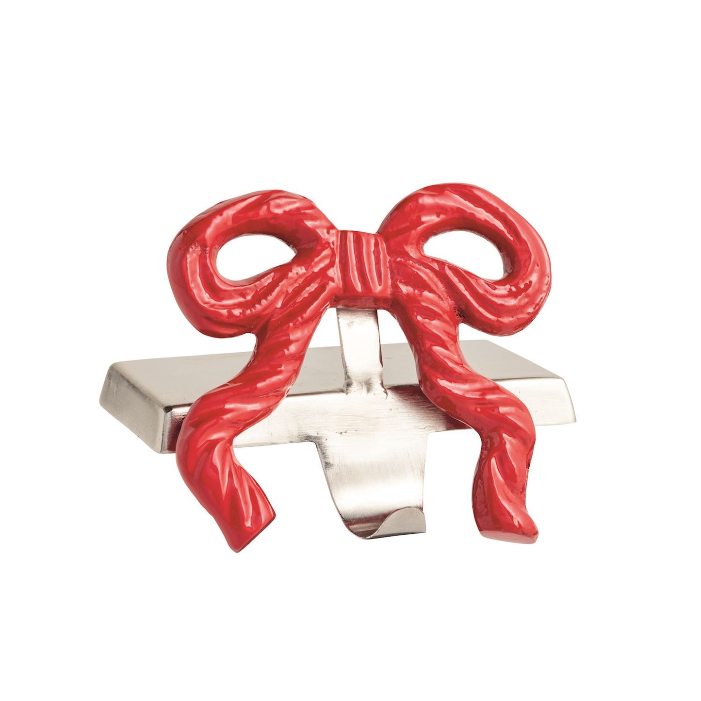 Mp Red Bow Stocking Holder