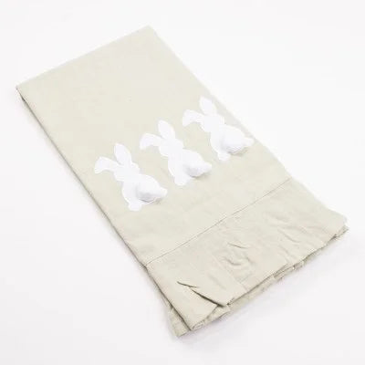 TRS Bunny Ruffle Hand Towel