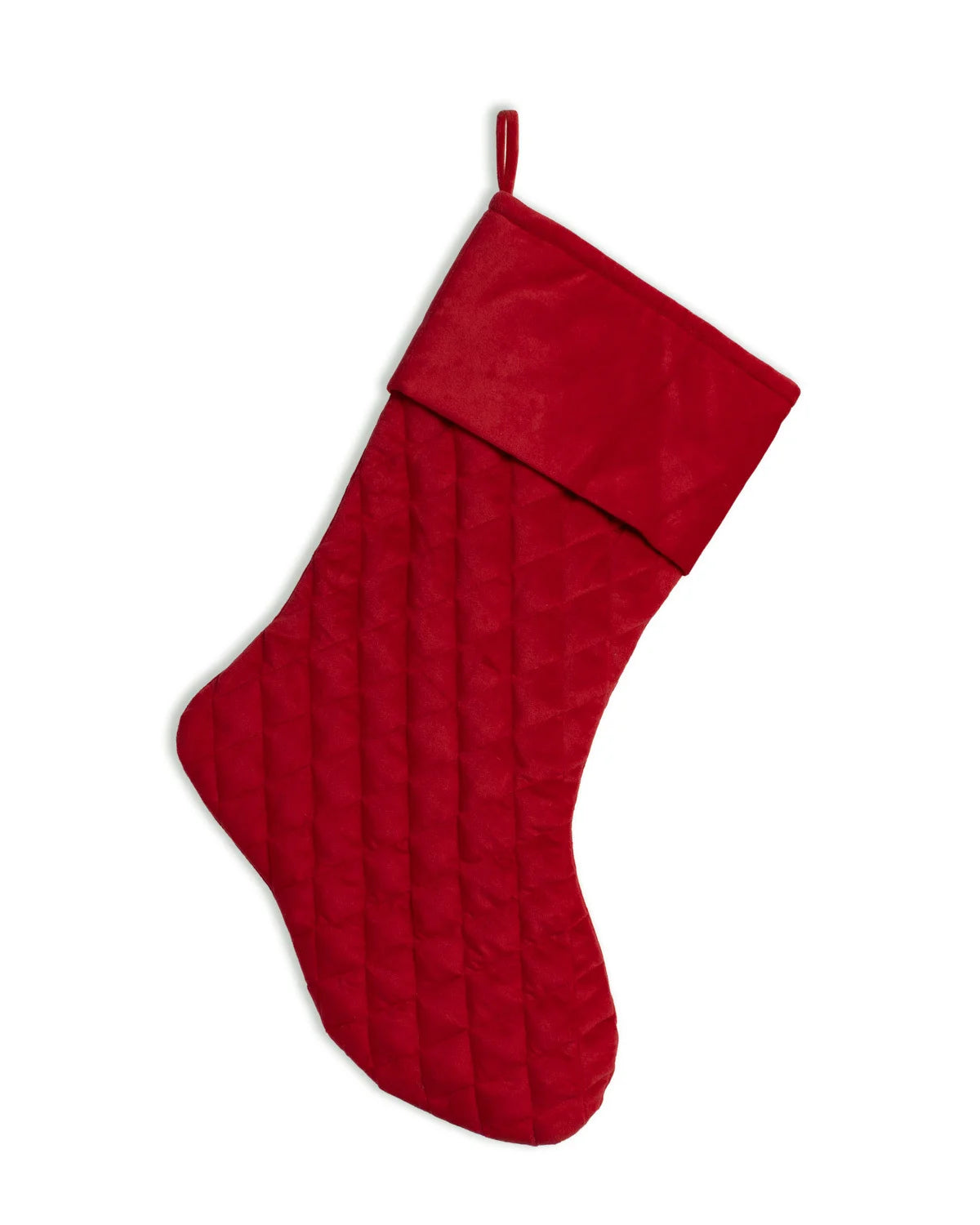 TRS Red Quilt Stocking