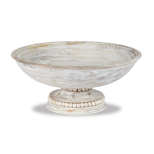 MP beaded pedestal serving bowl