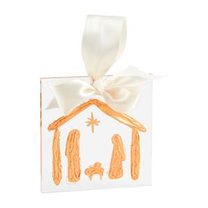MP Gold Acrylic Ornament