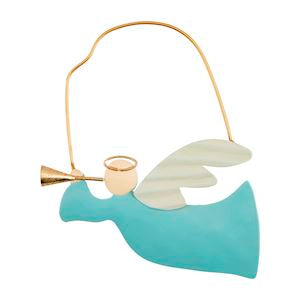 MP Angel Tin Ornament