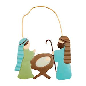 MP Holy Family Tin ornament