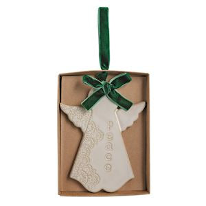 MP White Cmas Figural Ornament 26