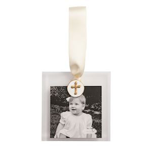 MP Gold Square Intaglio Ornament