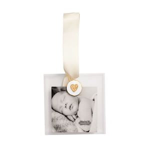 MP Gold Square Intaglio Ornament