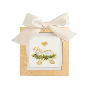 MP Gold Painted Acrylic Ornament