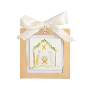 MP Gold Painted Acrylic Ornament