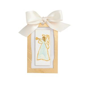 MP Gold Painted Acrylic Ornament