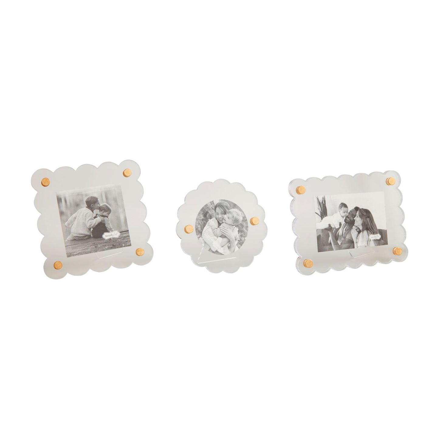MP Mini Round Scallop Acrylic Frame