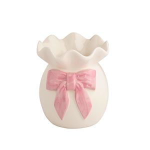 MP Valentine's Ruffle Bud Vase