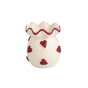 MP Valentine's Ruffle Bud Vase