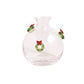 MP Christmas Glass Icon Bud Vases