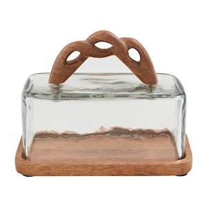 MP Twisted Handle Butter Dish