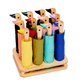 12-Slot Handmade Wooden Umbrella POS Display