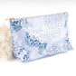 8 Oak Hydrangea Stem Clear Coated Travel Cosmetic Case