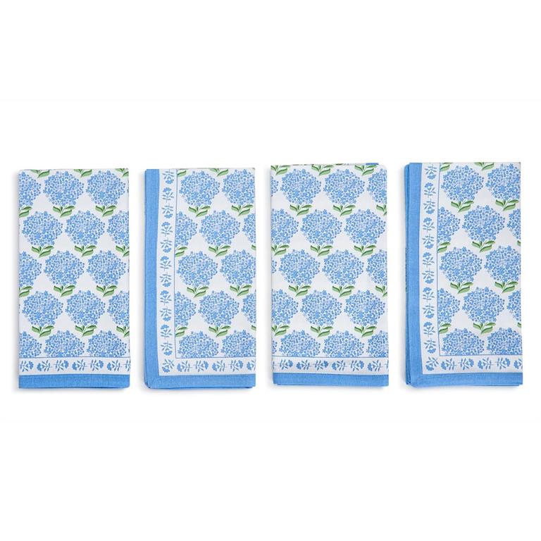 TC Hydrangea Cloth Napkins (4)