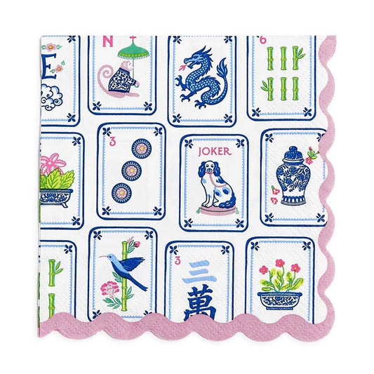TC Mahjong Cocktail Napkins