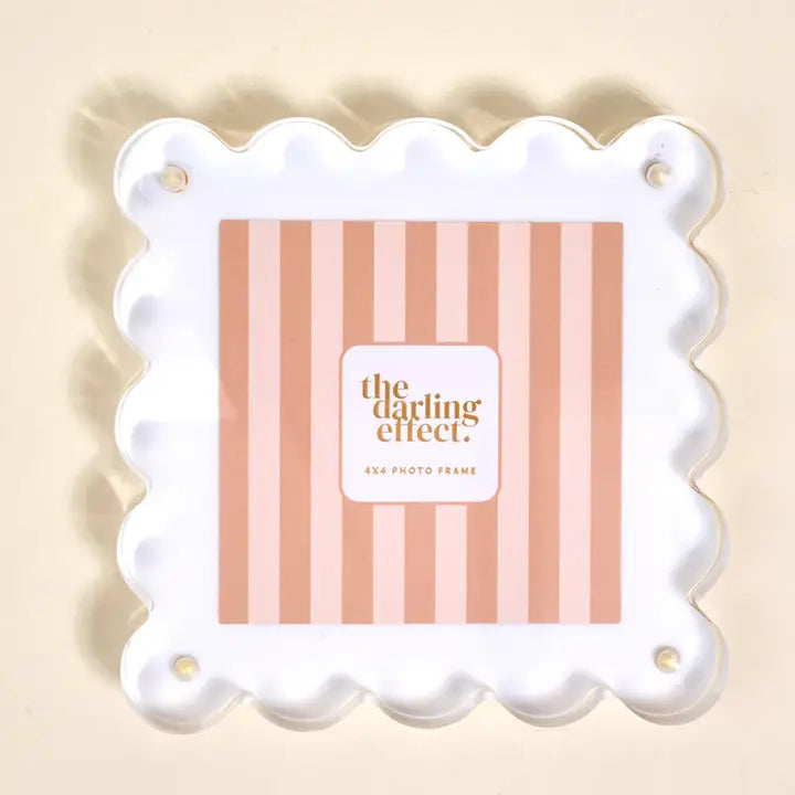 TDE Square Scallop Acrylic Frame