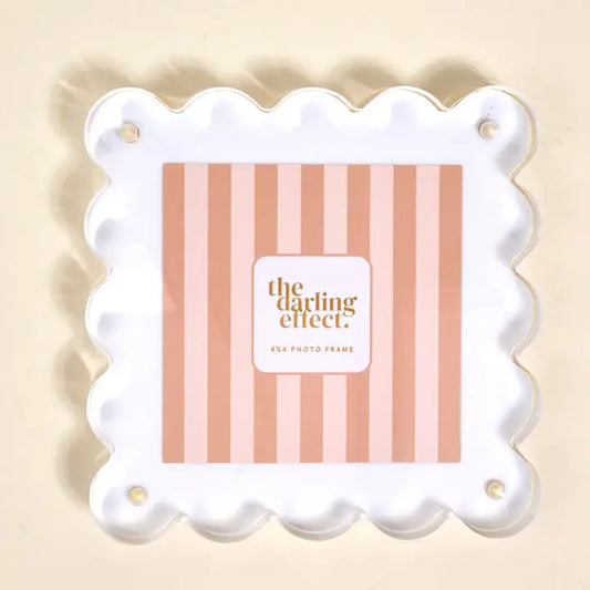 TDE Square Scallop Acrylic Frame